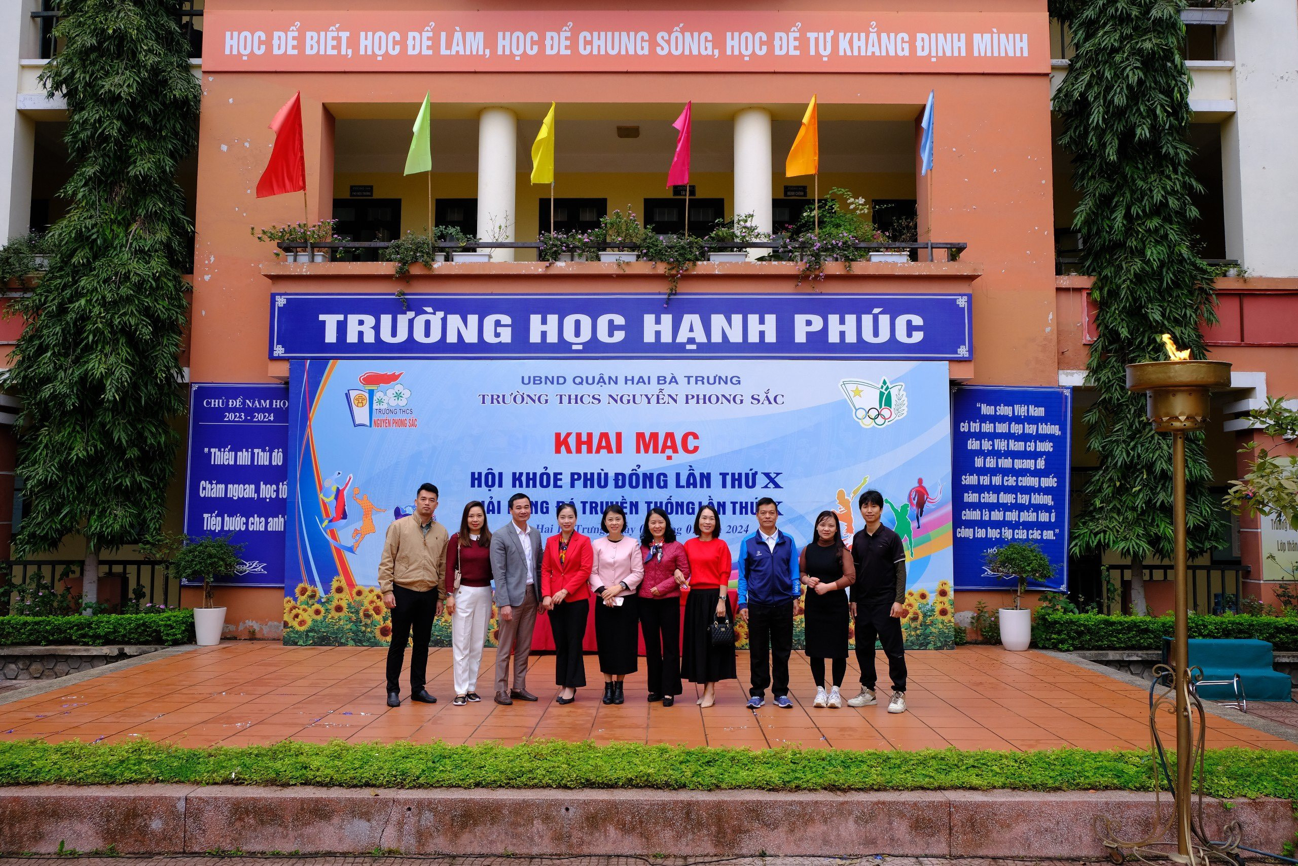 Hội khỏe Phù Đổng cấp trường lần thứ X năm học 2023 - 2024